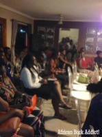 The audience at Ayesha H. Attah's reading